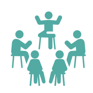 icon for in-person group intensives for stuttering therapy